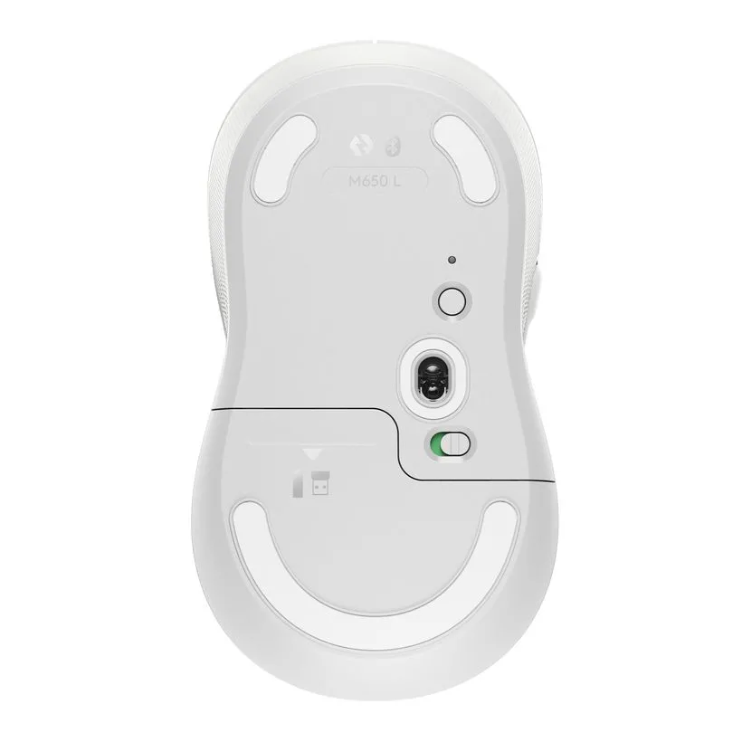 Беcпроводная мышь Logitech M650 L, White