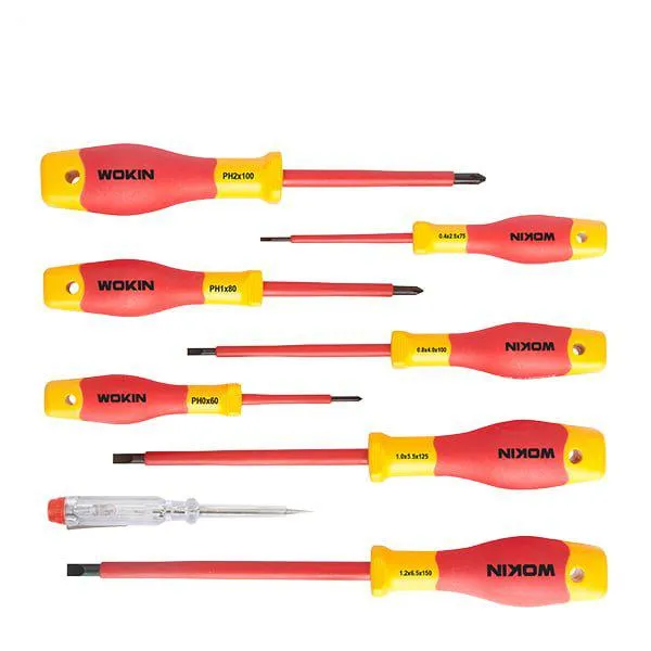 Набор из 8 изолированных отверток WOKIN VDE line PREMIUM