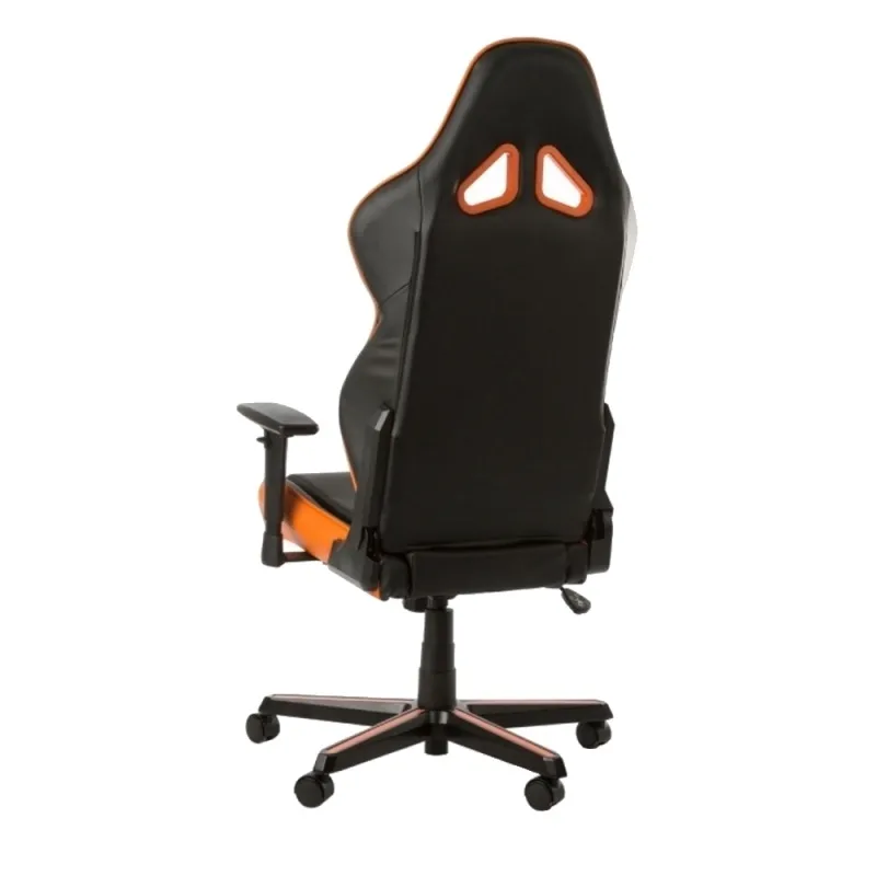Scaun Gaming DXRacer Racing, PU Piele, Negru/Portocaliu