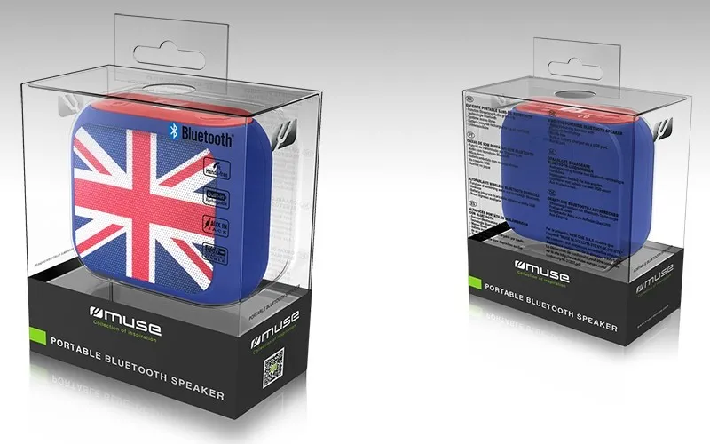 Портативная колонка MUSE M-312 BTK, Разноцветный