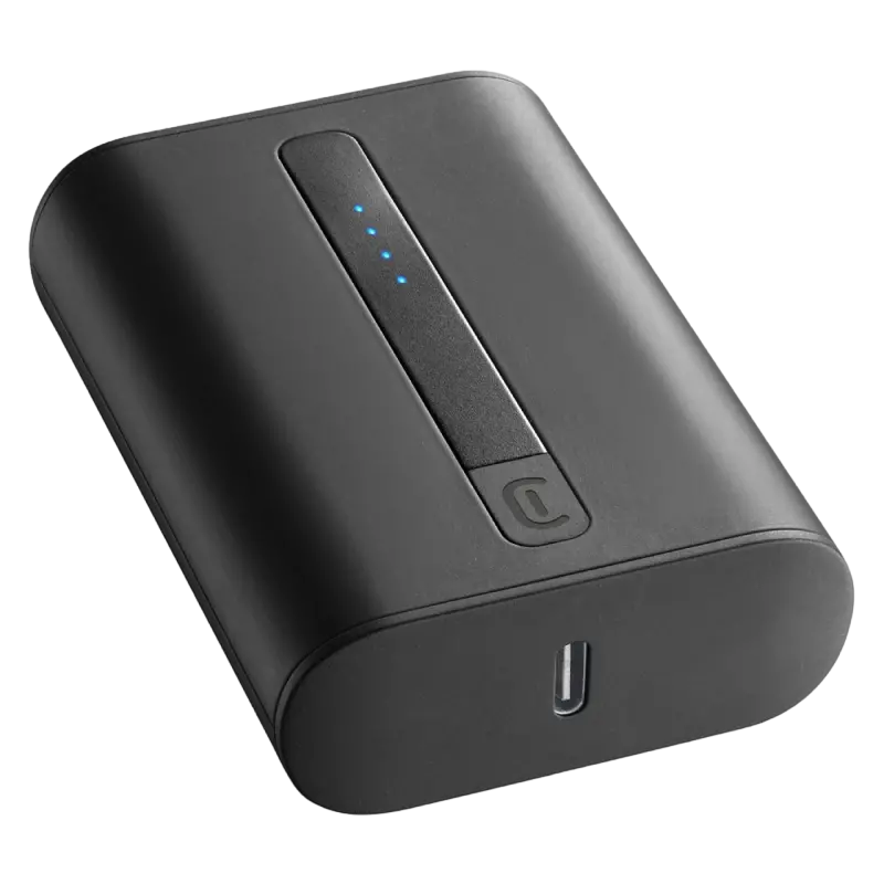 Power Bank Cellularline 10000mAh, PD Thunder, Black