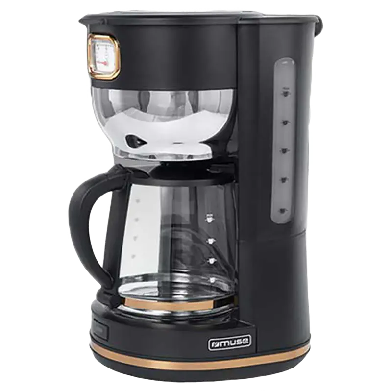 Капельная Кофеварка MUSE MS-220 BC, 1000Вт, Чёрный