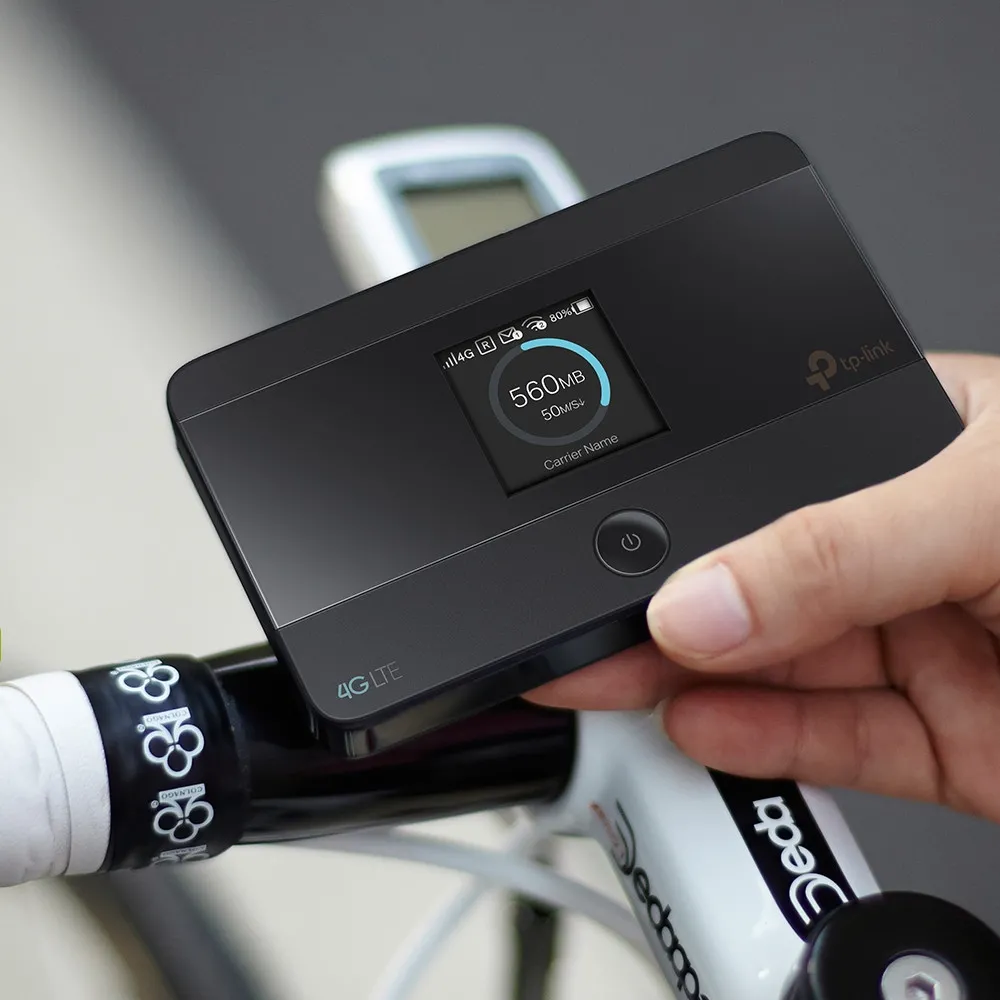 Мобильный Wi‑Fi роутер TP-LINK M7350, 2G, 3G, 4G, Чёрный