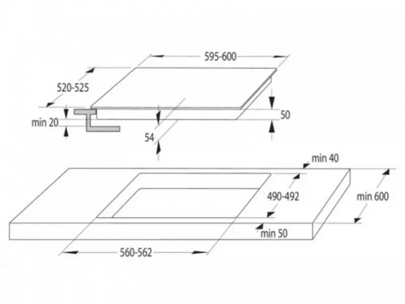 Plită cu inducție Gorenje IT 645 BCSC, Negru