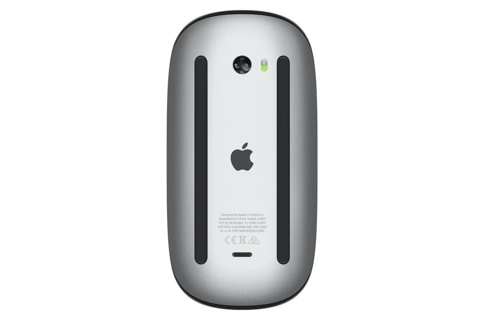 Apple Magic Mouse 2, Multi-Touch Surface, Black (MMMQ3ZM/A)
