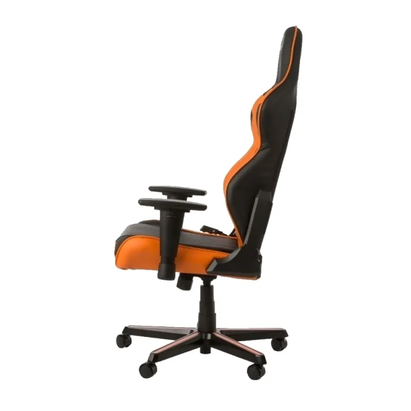 Scaun Gaming DXRacer Racing, PU Piele, Negru/Portocaliu