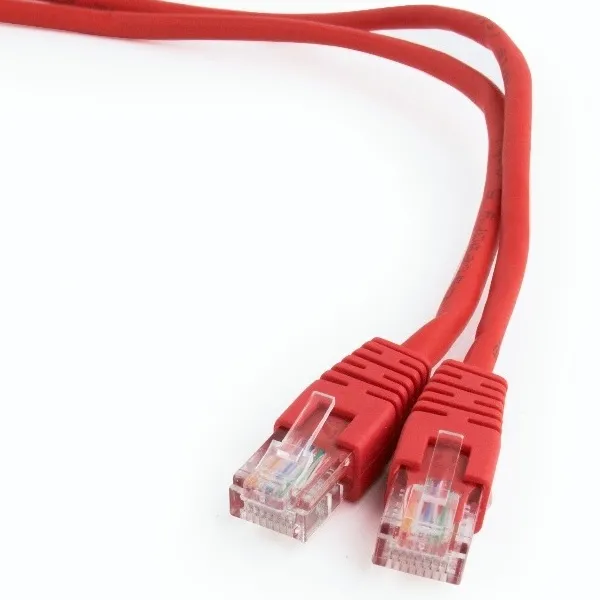Patch cord Cablexpert PP12-5M/R, CAT5e UTP, 5m, Roșu