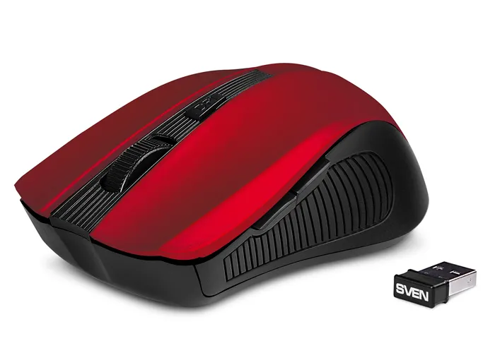 Mouse Wireless SVEN RX-350W, Roșu