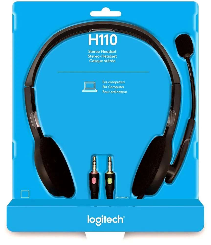 Наушники Logitech H110, Серый