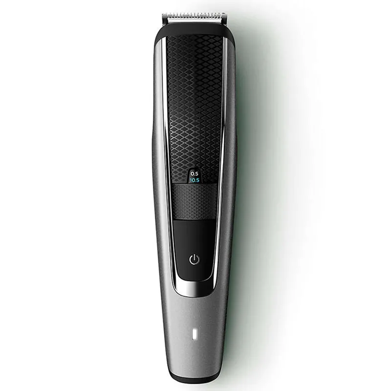Trimmer pentru bărbați Philips Beardtrimmer Series 5000 BT5502/15, Gri | Negru
