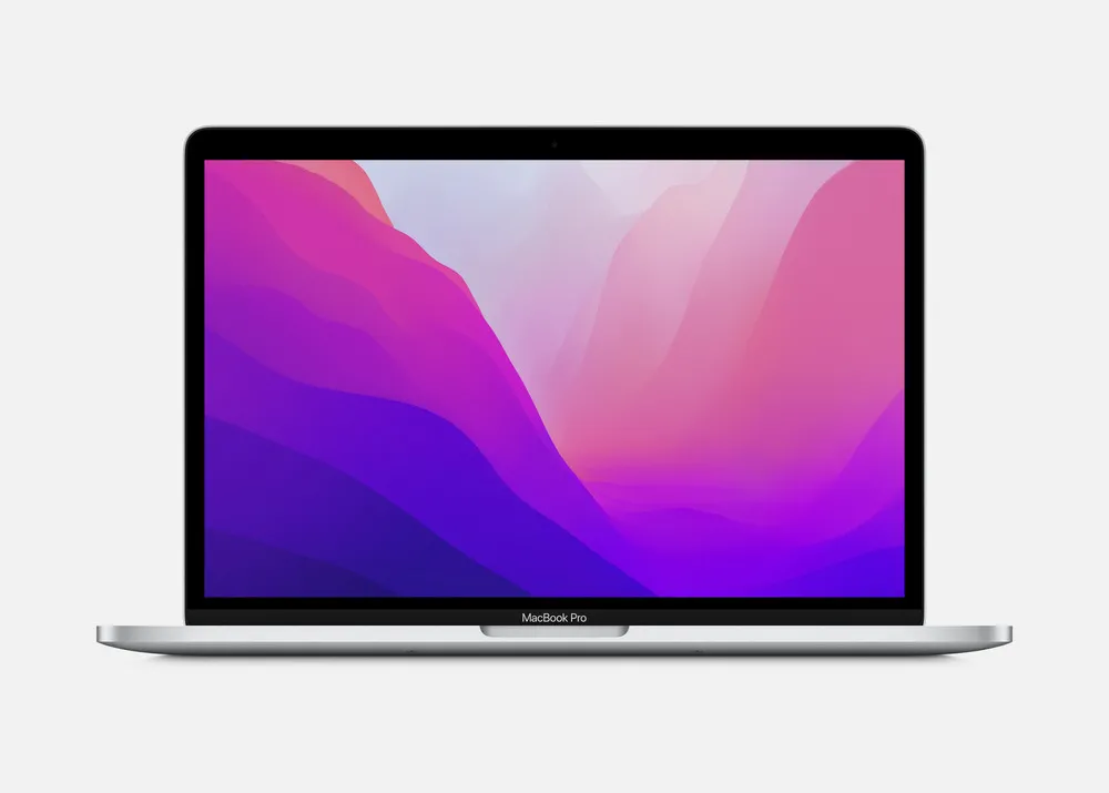 Laptop 13,3" Apple MacBook Pro 13-inch A2338, Argintiu, M2 with 8-core CPU and 10-core GPU, 8GB/256GB, macOS Monterey