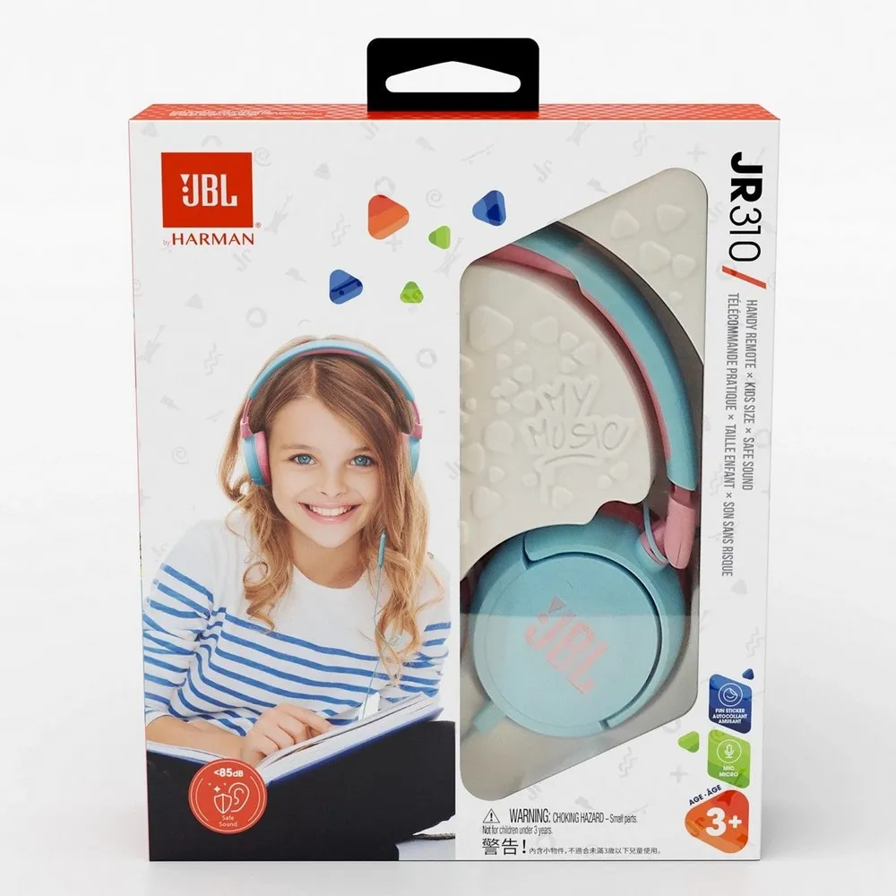 Наушники JBL JR310, Голубой