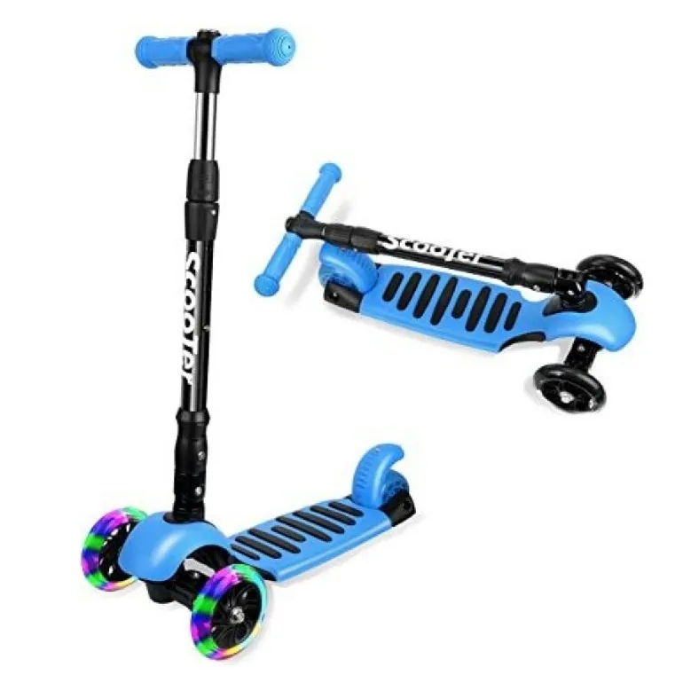 YKS: Foldable scooter 6+, Blue