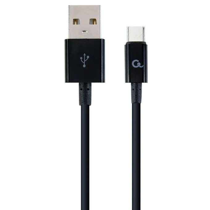 Кабель для зарядки и синхронизации Cablexpert CC-USB2P-AMCM-2M, USB Type-A/USB Type-C, 2м, Чёрный