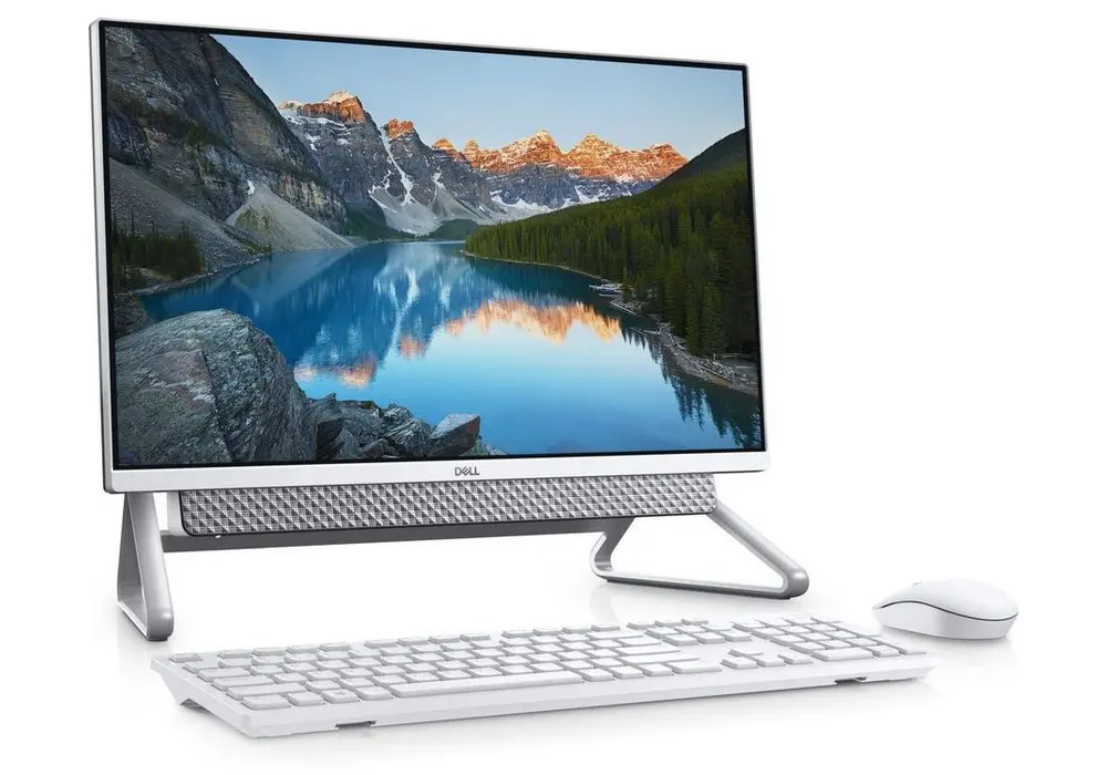 Computer All-in-One DELL Inspiron 5400, 23,8", Intel Core i5-1135G7, 8GB/1280GB, Windows 10 Pro 64-bit, Argintiu