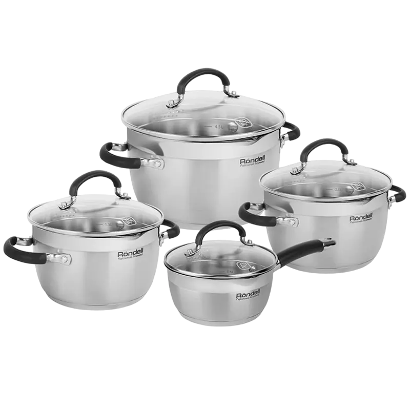 Набор кастрюль Rondell RDS-1291 , Нержавеющая сталь