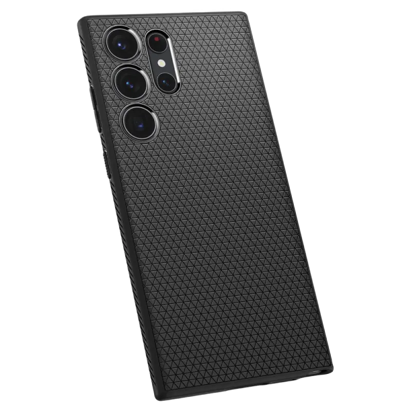Чехол Spigen Samsung S23 Ultra, Liquid Air, Матовый черный