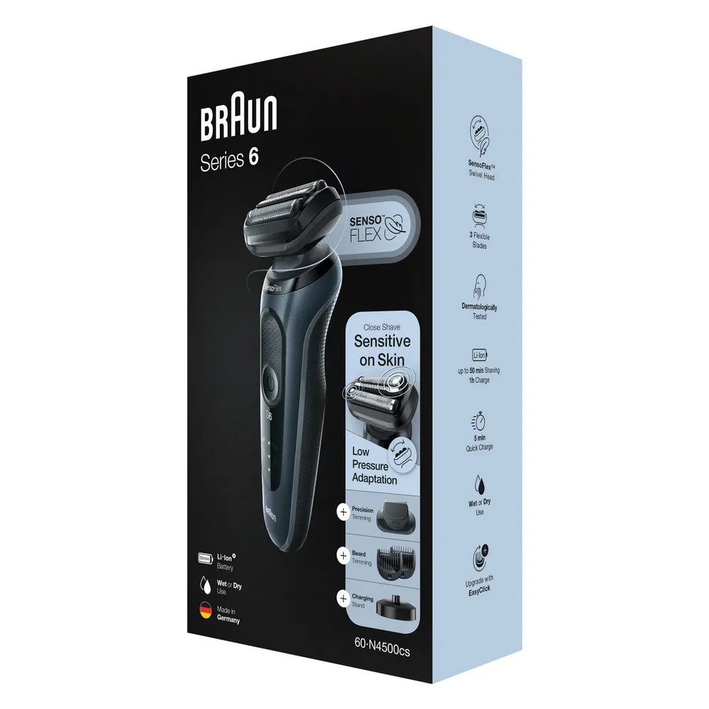 Электробритва мужская BRAUN 60-N4500cs, Серый