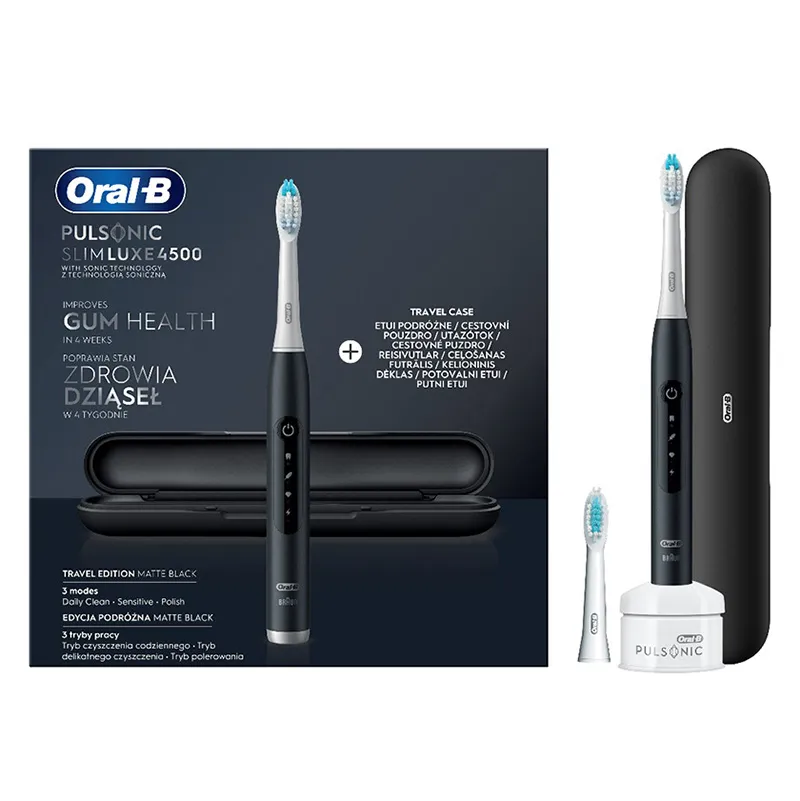Электрическая зубная щетка Oral-B S411.526.3X, Матовый черный