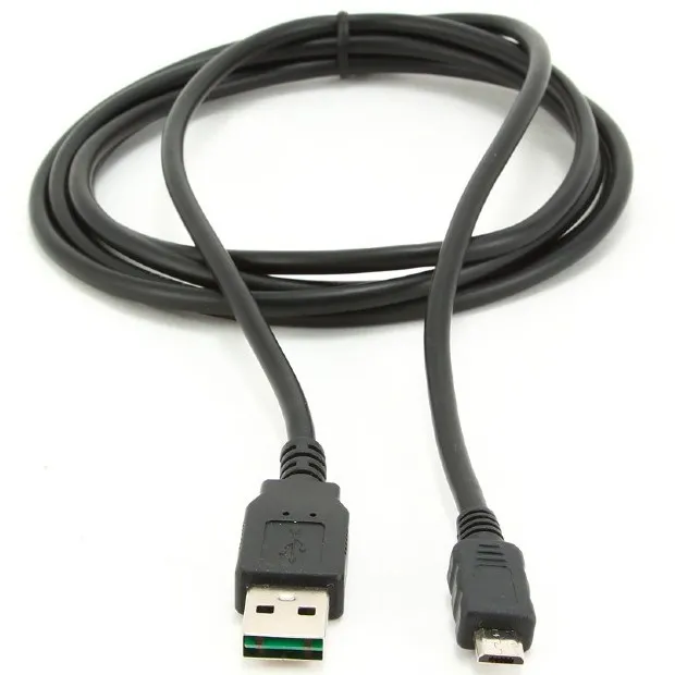 Кабель для зарядки и синхронизации Cablexpert CC-mUSB2D-1M, USB Type-A/micro-USB, 1м, Чёрный