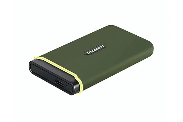 2.0TB  Transcend Portable SSD ESD380C Military Green, USB-C 3.2 (96x54x12mm, 75g, R/W:2K/2K MB/s)