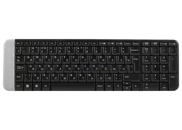 Клавиатура Logitech K230, Беспроводное, Чёрный