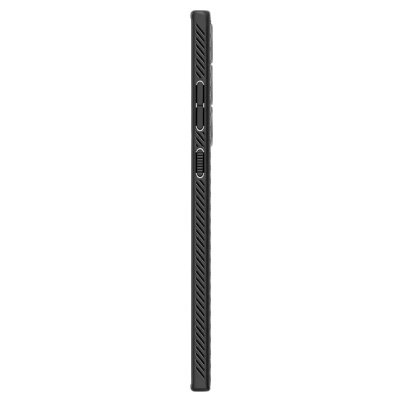 Чехол Spigen Samsung S23 Ultra, Liquid Air, Матовый черный