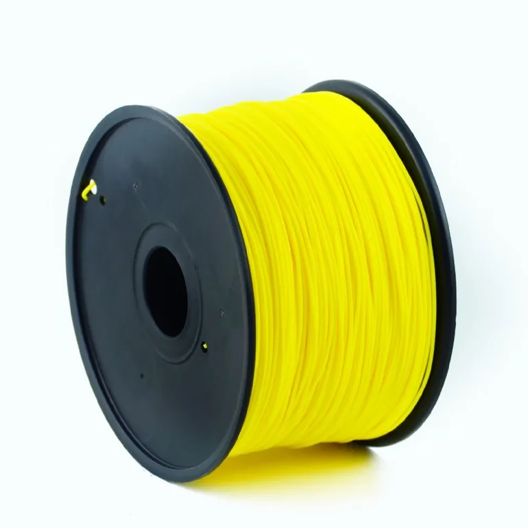 Filament pentru imprimantă 3D Gembird 3DP-PLA3-01-Y, PLA, Galben, 3.0 mm, 1 kg