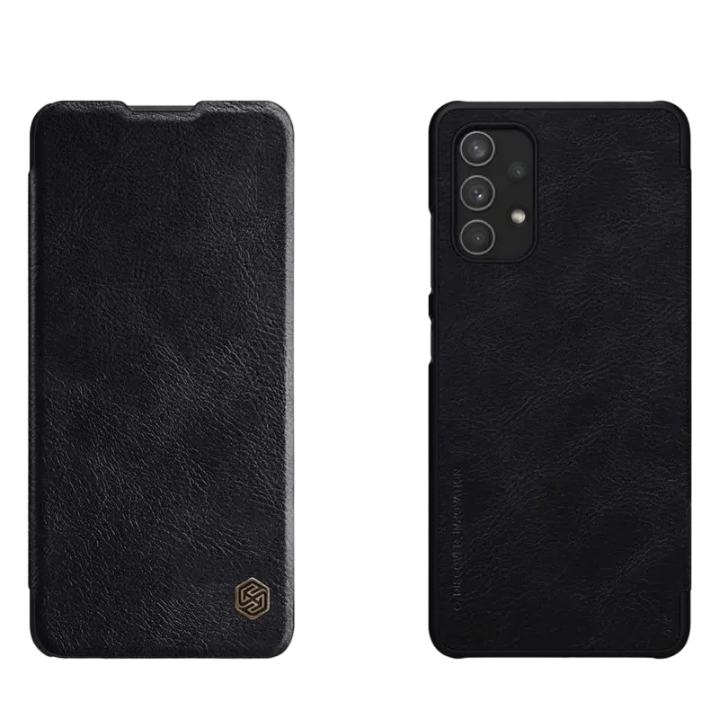 Чехол книжка Nillkin Galaxy A72 - Qin LC, Чёрный