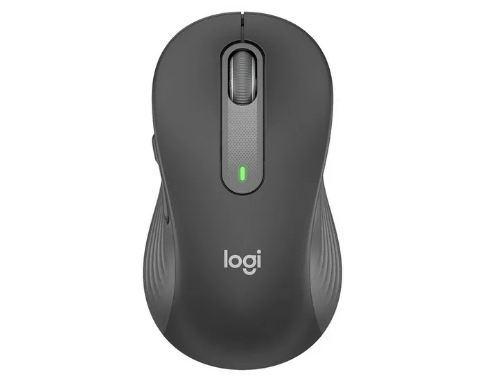 Wireless Mouse Logitech M650 L Signature, Optical, 400-4000 dpi, 5 buttons, 1xAA, 2.4GHz/BT, Black