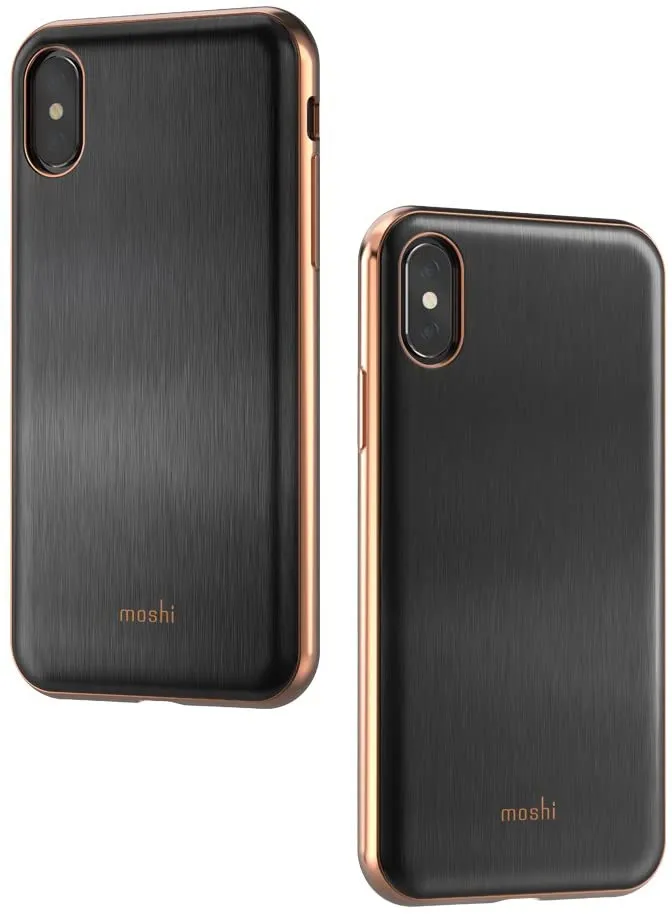 Husă Moshi iGlaze - iPhone XS/X, Negru