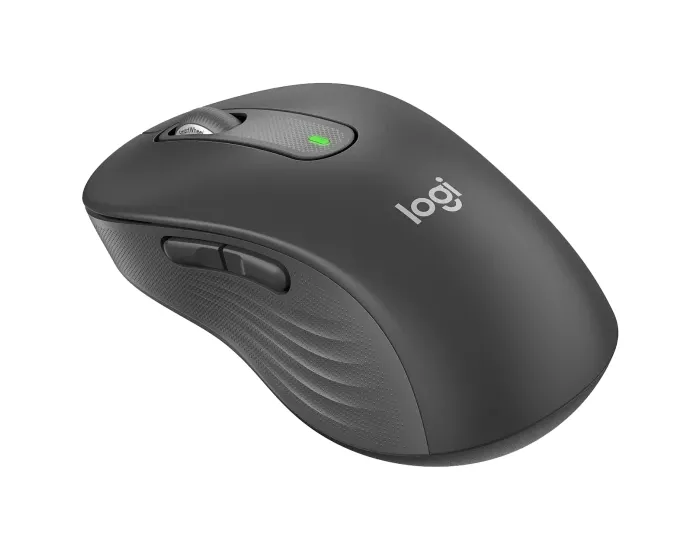Wireless Mouse Logitech M650 L Signature, Optical, 400-4000 dpi, 5 buttons, 1xAA, 2.4GHz/BT, Black