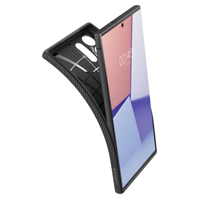 Чехол Spigen Samsung S23 Ultra, Liquid Air, Матовый черный