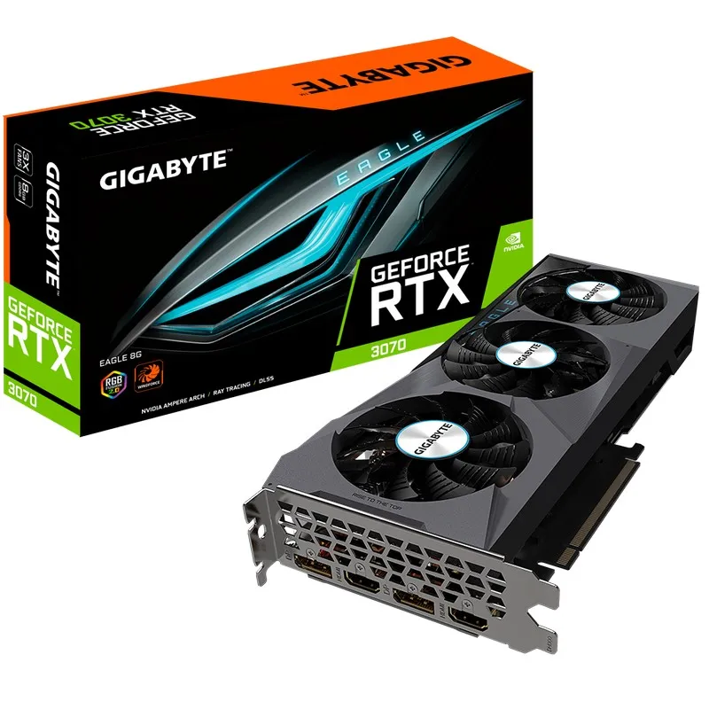 Placă Video Gigabyte GV-N3070EAGLE-8GD,  8GB GDDR6 256bit