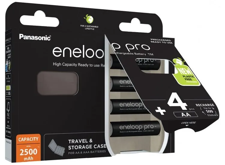 Acumulatori Panasonic BK-4HCDEC4BE, AAA, 930 mAh, 4 buc.