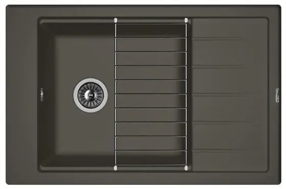 Кухонная мойка из кварца Florentina-LIPSI 780P Antracit