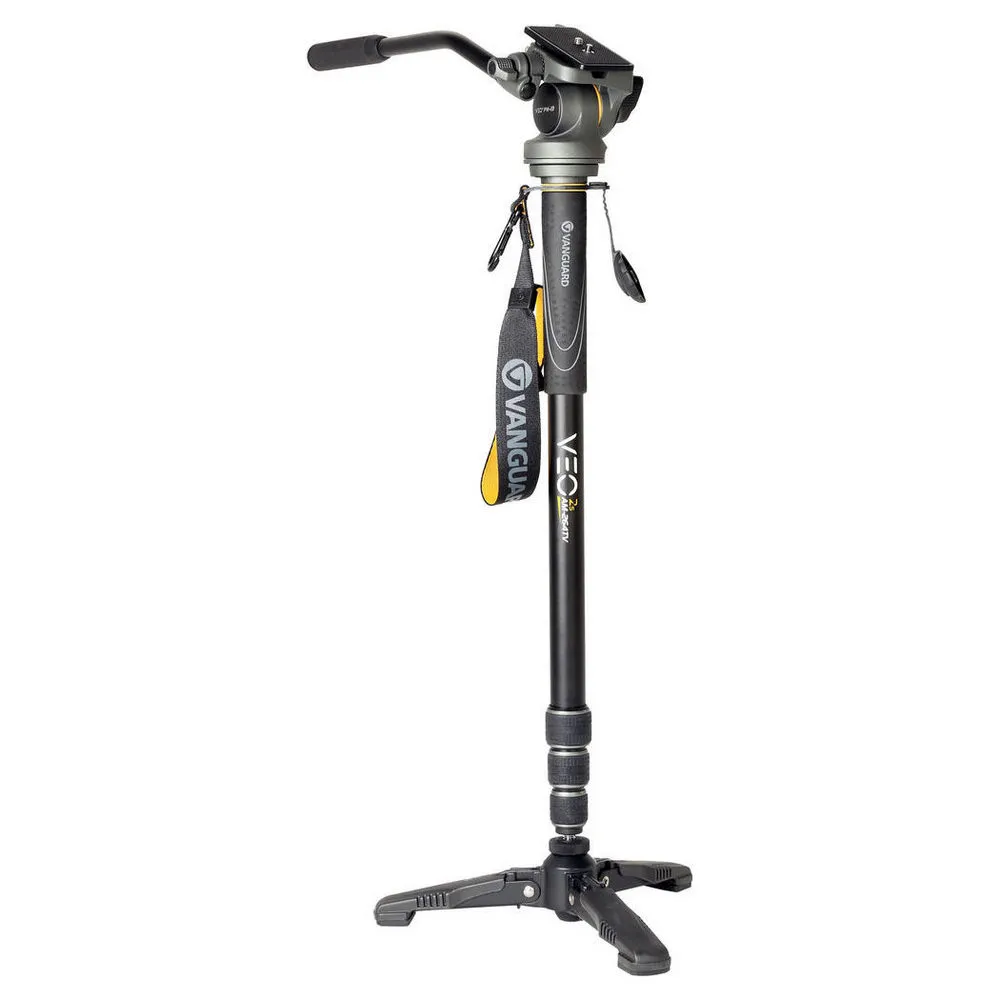 Monopod Vanguard VEO 2S AM-264TV, Сap video panoramic cu 2 căi, Negru
