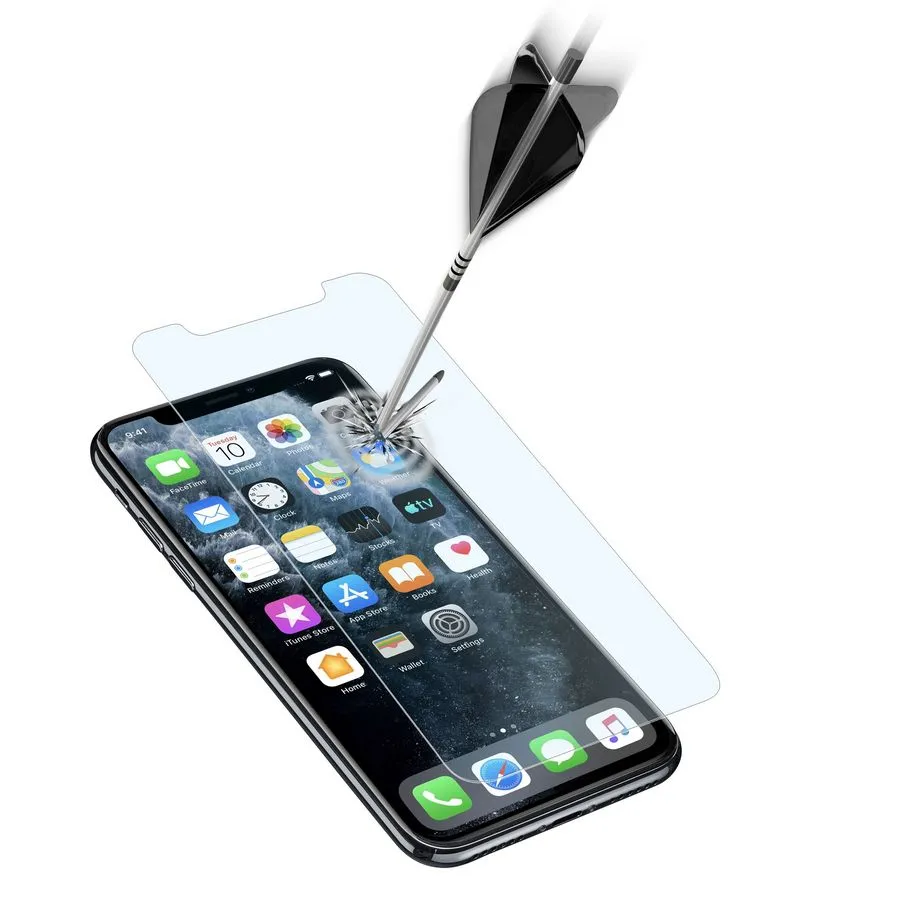 Sticlă de protecție Cellularline Tempered Glass for iPhone 11 Pro Max/ XS Max, Negru