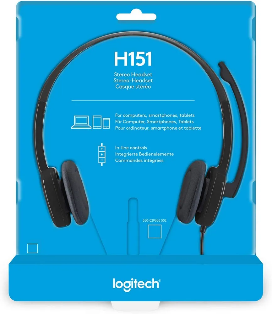 Наушники Logitech H151, Чёрный