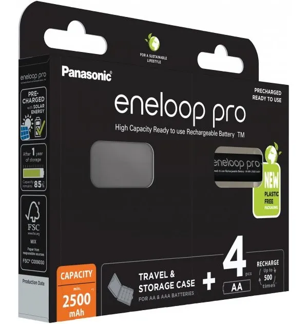 Acumulatori Panasonic BK-4HCDEC4BE, AAA, 930 mAh, 4 buc.