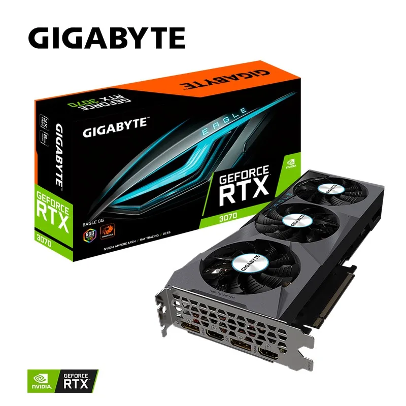 Placă Video Gigabyte GV-N3070EAGLE-8GD,  8GB GDDR6 256bit