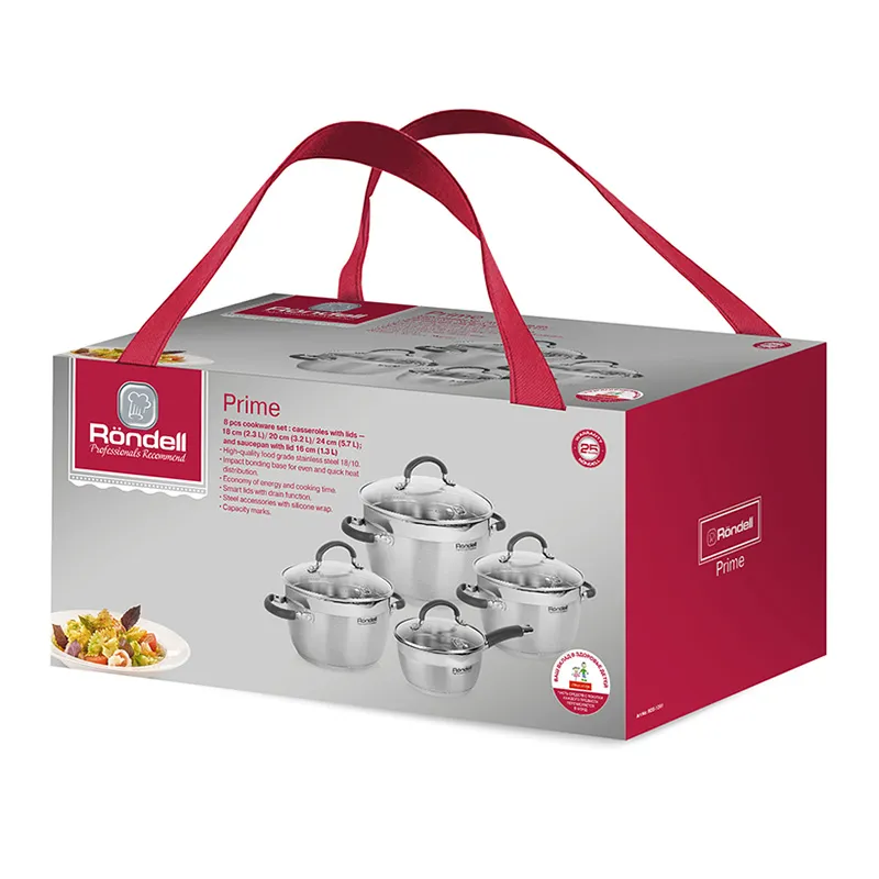 Набор кастрюль Rondell RDS-1291 , Нержавеющая сталь