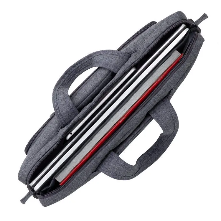 Geantă pentru Laptop RivaCase Alpendorf, 15.6", Poliester, Gri
