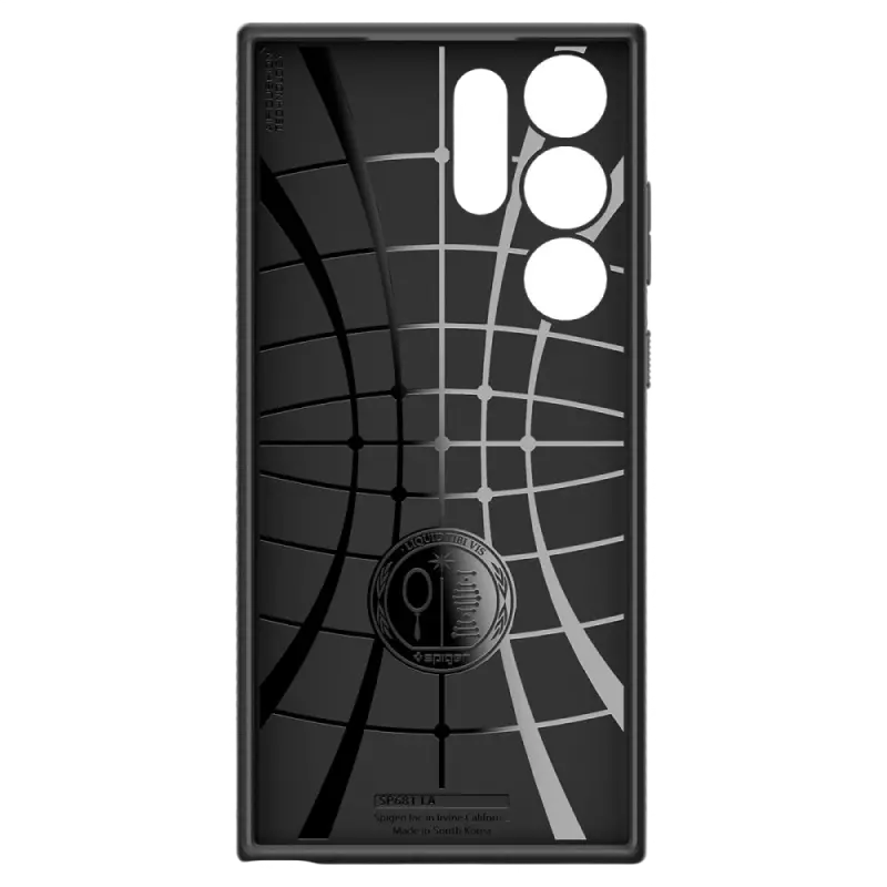 Чехол Spigen Samsung S23 Ultra, Liquid Air, Матовый черный
