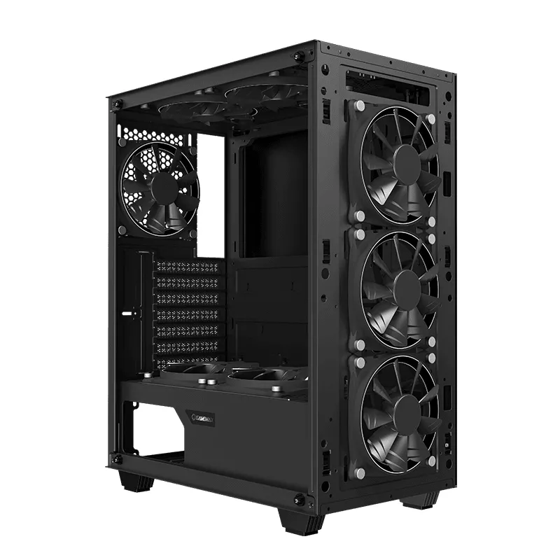 Carcasă PC Gamemax Draco XD, Midi-Tower, ATX, Negru