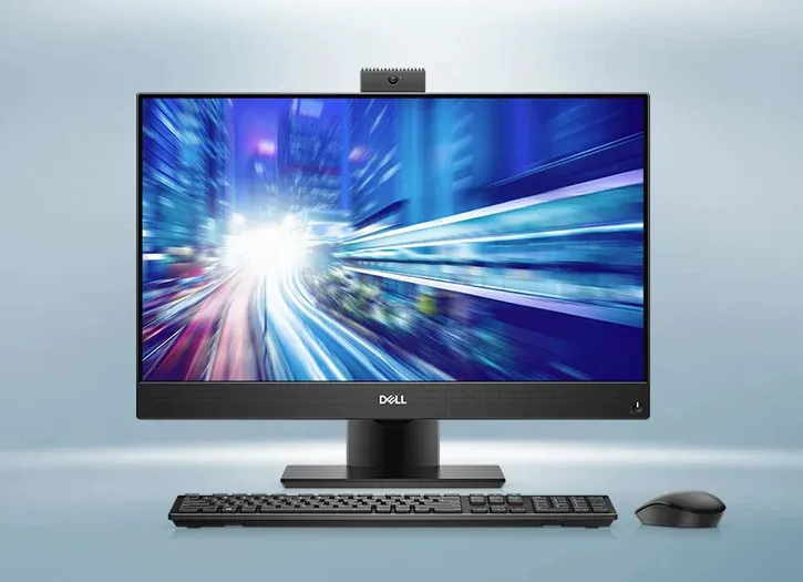 Computer All-in-One DELL OptiPlex 7470, 23,8", Intel Core i7-9700, 16GB/256GB, Windows 10 Pro 64-bit, Negru