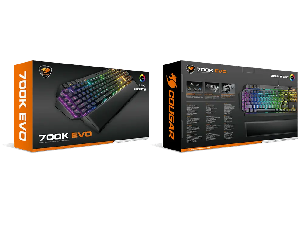 Клавиатура Cougar 700K EVO, Проводное, Чёрный