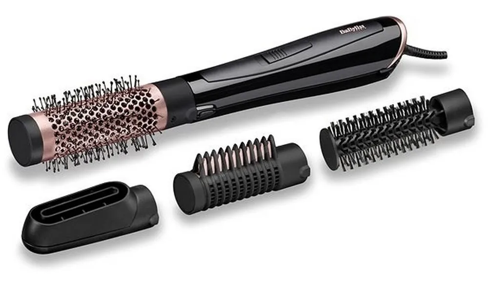 Фен-щётка BaByliss Air Style AS136E, 1000Вт, Серый