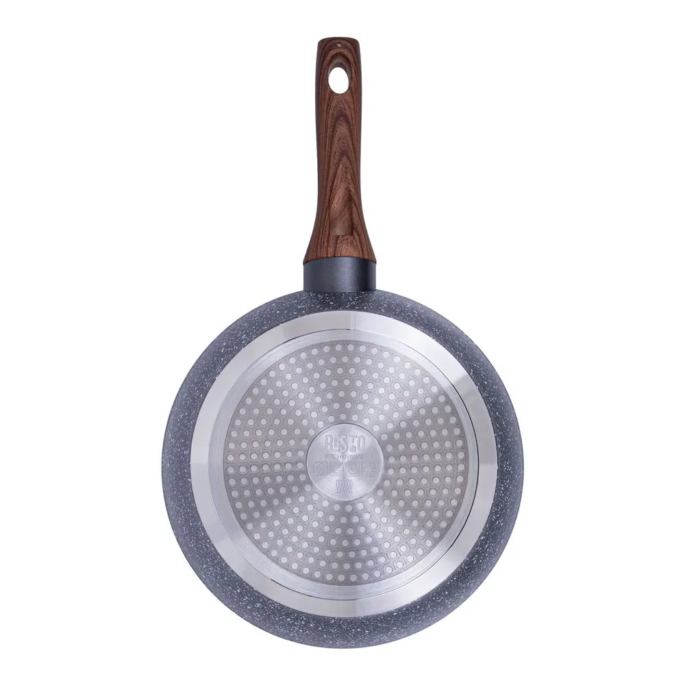 Сковорода глубокая RESTO 93053, 26см, Серый