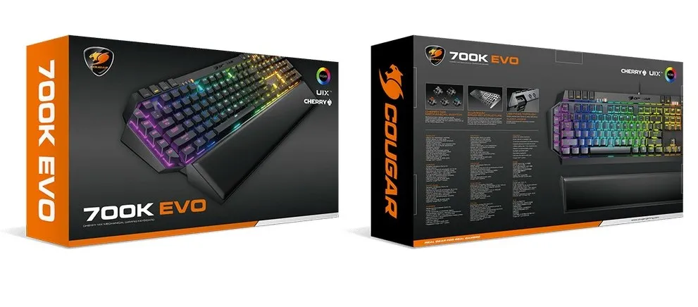 Клавиатура Cougar 700K EVO, Проводное, Чёрный